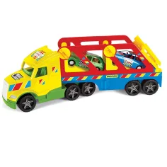 Magic Truck Basic tovornjak s športnimi avtomobili - Wader slika 2