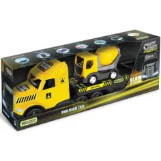 Magic Truck Technic mešalni tovornjak z mešalnikom za beton, 79 cm - Wader