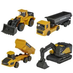 Majorette - Volvo izdaja gradbenih delovnih strojev 4-delni set - Simba Toys slika 2