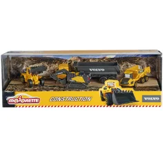Majorette - Volvo izdaja gradbenih delovnih strojev 4-delni set - Simba Toys