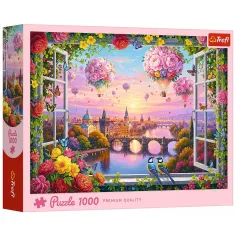 Malo rožnate ljubezni 1000-delni puzzle - Trefl slika 1