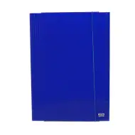 Mapa z gumo velikosti A/4 Spirit: Modre barve