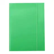 Mapa z gumo velikosti A/4 Spirit: Svetlo rumene barve