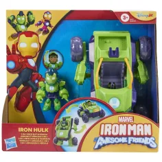 Marvel: Iron Man 2 v 1 Mech Hulk avto in figura set - Hasbro