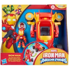 Marvel: Iron Man 2 v 1 Mech Iron Man avto in figurni set - Hasbro