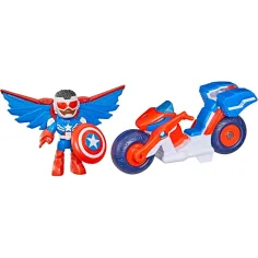 Marvel Iron Man in čudoviti prijatelji - Kapitan Amerika in Super Bike vozilo - Hasbro slika 2
