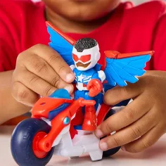 Marvel Iron Man in čudoviti prijatelji - Kapitan Amerika in Super Bike vozilo - Hasbro slika 3