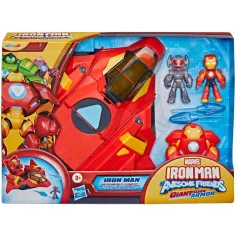 Marvel Iron Man in čudoviti prijatelji - Velikostni oklep Iron Jet igralni set - Hasbro