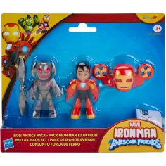 Marvel Iron Man in njegovi čudoviti prijatelji - Iron Antics Iron Man in Ultron igralni set - Hasbro