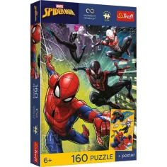 Marvel Spider-Man 160-delni UFT puzzle s posterjem - Trefl slika 1