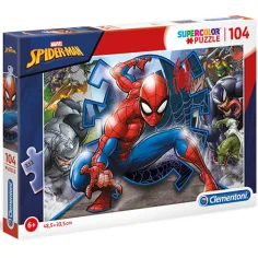 Marvel Spider-Man Supercolor 104-delni puzzle - Clementoni