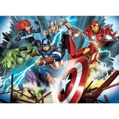 Maščevalci 2 v 1, 150-delni maxi puzzle in pobarvanka 70x50 cm – Lisciani slika 2