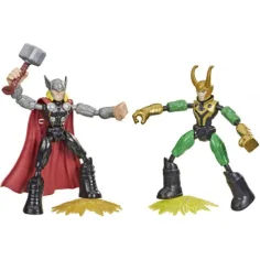 Maščevalci Bend and Flex Thor proti Loki figura set - Hasbro slika 2