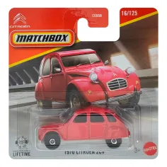 Matchbox: 1970 Citroën 2CV rdeči avto na daljinsko vodenje 1/64 - Mattel