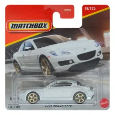 Matchbox: 2004 Mazda RX-8 bela malenkost 1/64 - Mattel