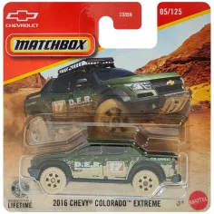 Matchbox: 2016 Chevrolet Colorado Xtreme malenkost 1/64 - Mattel