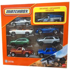 Matchbox: komplet 8 majhnih avtomobilčkov z ekskluzivnim vozilom Ford F250 Super Duty – Mattel