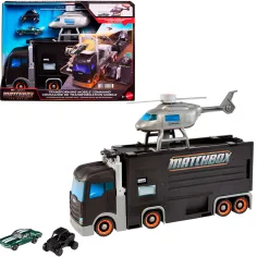 Matchbox A film: 2 v 1 Mercedes tovorni avto in preoblikovalna proga – Mattel