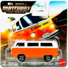 Matchbox Film: 1973 Volkswagen T2B Avtobus malih avtomobilov 1/64 - Mattel