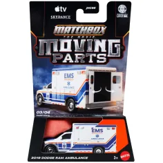 Matchbox Film: 2019 Dodge RAM Ambulance odpirajoči avto 1/64 – Mattel