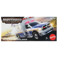 Matchbox Film: 2019 RAM Ambulance škatlasto malo vozilo 1/64 – Mattel