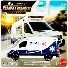 Matchbox Film: 2024 Mercedes-Benz Sprinter Ambulance avto 1/64 - Mattel