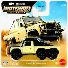 Matchbox Film: Land Rover 6x6 avto 1/64 - Mattel
