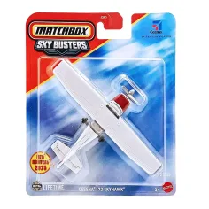 Matchbox Sky Busters: Cessna 172 Skyhawk letalski model 1/64 - Mattel