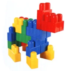 Maxi Blocks gradbeni kocke s tovornjakom - D-Toys slika 2