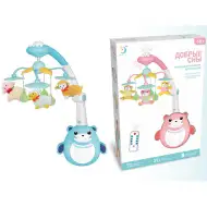 Medvedji obesek za otroško posteljico z daljinskim upravljalnikom v dveh različicah