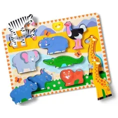 Melissa&Doug: Živalski sestavljanka - Safari - Spin Master