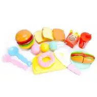 Meni restavracije s hitro prehrano 12-delni igralni komplet