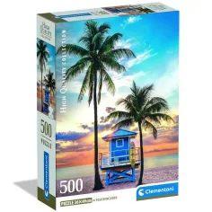 Miami Beach, Florida HQC 500 delni puzzle - Clementoni