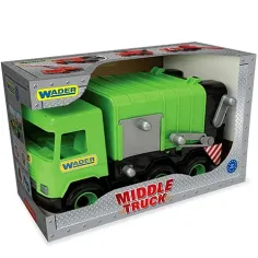Middle Truck: Smetarsko vozilo 43cm zeleno - Wader slika 2
