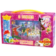 Mini pravljična kocka 6 kosov Pravljice z vilami