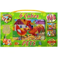 Mini pravljična kocka 6 kosov Živali s kmetije