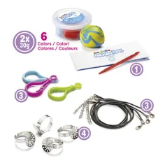 Modelight Bijoux Set plastelina za izdelavo ogrlic in prstanov – Carioca slika 2