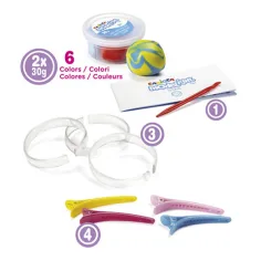 Modelight Bijoux Set plastelina za izdelavo zapestnic in sponk za lase – Carioca slika 2