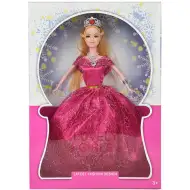 Modna lutka z dolgimi svetlimi lasmi v večerni obleki 29cm