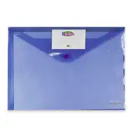 Modra prosojna mapa za dokumente A4