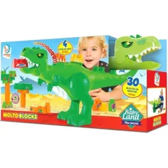 Molto: Blocks kockafaló gigantosaurus dinozavrski komplet gradnikov s zvokom 30-delni