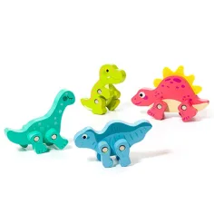 Molto: Nature Moj prvi dinozaver lesena figurica 4-delni paket slika 2