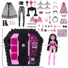 Monster High Rémtrendi Obleka Draculaura z Lutko - Mattel slika 6