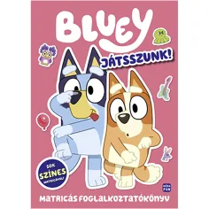 Móra: Bluey – Igrajmo se! nalepkasta delovna zvezek