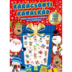 Móra: Božični vrvež - Pufi nalepkasta delovna knjiga