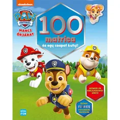 Móra: Paw Patrol - 100 nalepk in ekipa kužkov! delovni zvezek