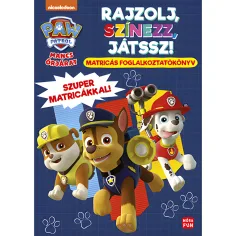 Móra: Paw Patrol - Nariši, pobarvaj, igraj se! z nalepkami delovni zvezek s super nalepkami