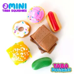 Mushmeez: DIY puhasti, squishy mini dobrote 3-delni set več vrst 1-del slika 2