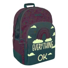 Must: Everything OK Šolska torba, nahrbtnik z odsevnim motivom oblaka slika 2