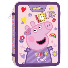 Barva: Peppa Prašiček dvonadstropna polnjena peresnica 15x21x5cm